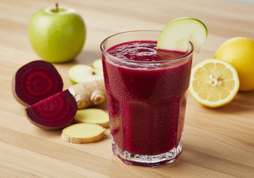 smoothie z červenej repy